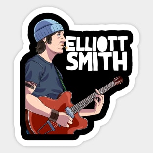 Elliott Smith Art Sticker